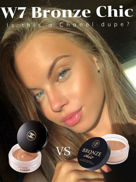 w7 bronzer dupe chanel|chanel bronzer makeup dupe.